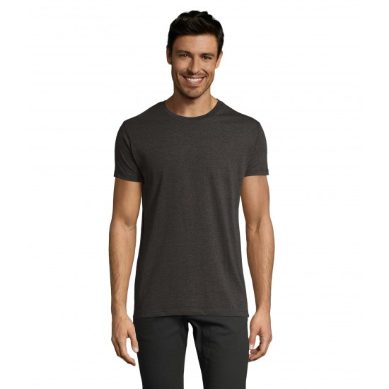 Футболка SOL'S Imperial Fit вугільний меланж - 00580348S