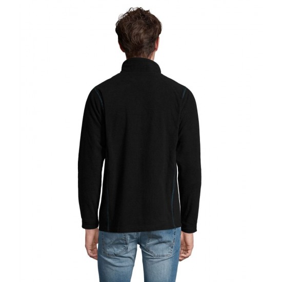 Куртка флісова чоловіча SOL'S Nova чорний/морський - 00586971L