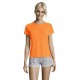 Футболка спортивна жіноча SOL'S Sporty неоново-помаранчевий - 01159404S