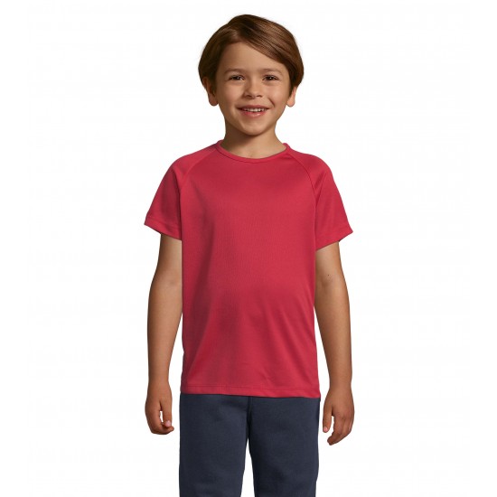 Футболка спортивна дитяча SOL'S Sporty червоний - 0116614508A