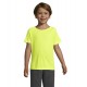 Футболка спортивна дитяча SOL'S Sporty неоново-жовтий - 0116630608A
