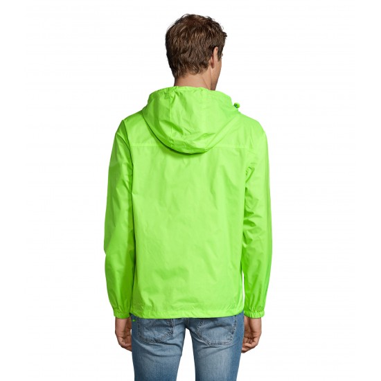 Вітровка SOL'S Skate неоново-лаймовий/синій - 01171887M