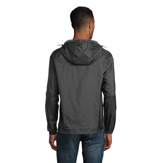 Вітровка SOL'S Skate чорний/темно-сірий - 01171891M