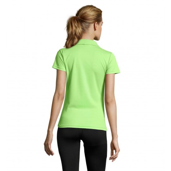 Футболка поло жіноча SOL'S Pasadena зелене яблуко - 01179280S