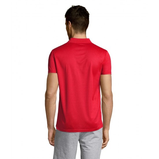 Футболка поло чоловіча SOL'S Performer червоний - 01180145M Футболка поло чоловіча SOL'S Performer червоний - 01180145M