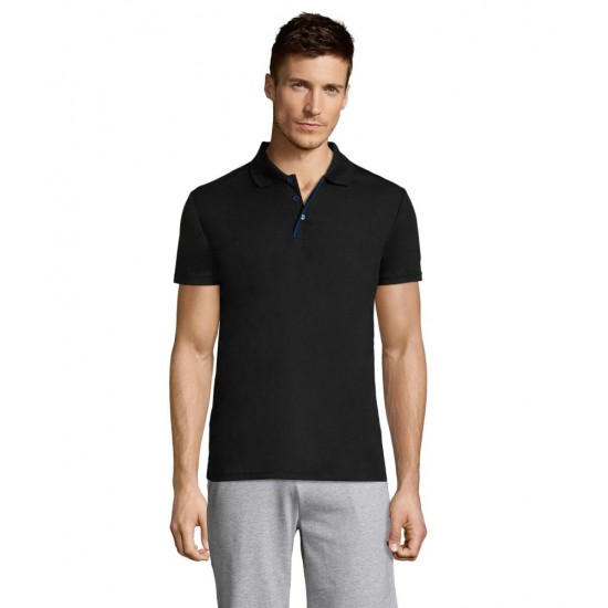 Футболка поло чоловіча SOL'S Performer чорний - 01180312M