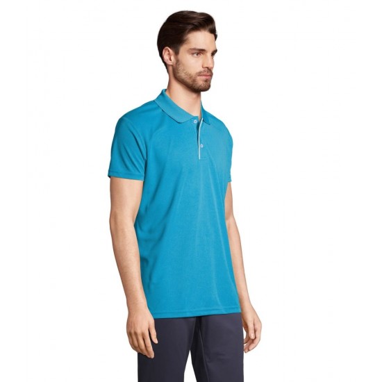 Футболка поло чоловіча SOL'S Performer морський - 01180321M