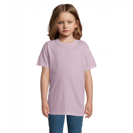 Футболка дитяча SOL'S Regent Fit рожевий меланж - 0118315108A