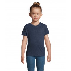 Футболка дитяча SOL'S Regent Fit джинсовий меланж - 0118322208A