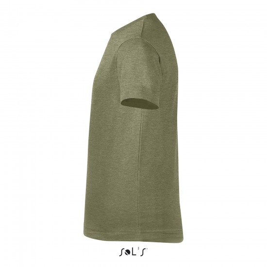 Футболка дитяча SOL'S Regent Fit хакі меланж - 0118328804A