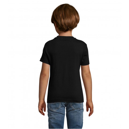 Футболка дитяча SOL'S Regent Fit насичений чорний - 0118330908A