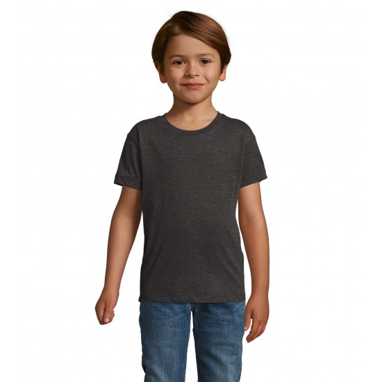 Футболка дитяча SOL'S Regent Fit вугільний меланж - 0118334806A