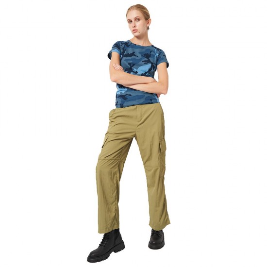 Футболка жіноча SOL'S Camo камуфляж синій - 01187536S