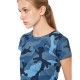 Футболка жіноча SOL'S Camo камуфляж синій - 01187536S