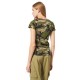 Футболка жіноча SOL'S Camo камуфляж зелений - 01187986S