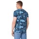 Футболка чоловіча SOL'S Camo камуфляж синій - 01188536S Футболка чоловіча SOL'S Camo камуфляж синій - 01188536S