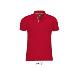 Футболка поло жіноча SOL'S Patriot червоний/жовтий - 01407145XL