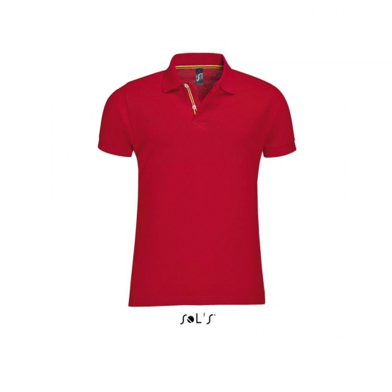 Футболка поло жіноча SOL'S Patriot червоний/жовтий - 01407145S Футболка поло жіноча SOL'S Patriot червоний/жовтий - 01407145S