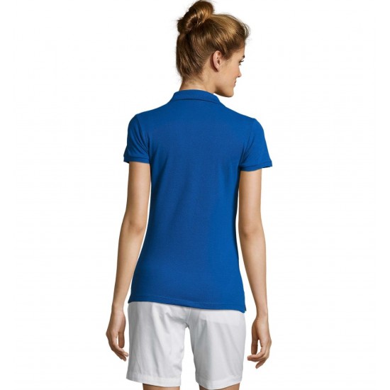 Футболка поло жіноча SOL'S Patriot яскраво-синій/білий/червоний - 01407241L