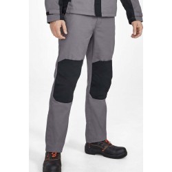 Штани робочі SOL'S Metal Pro темно-сірий/чорний - 01560797050