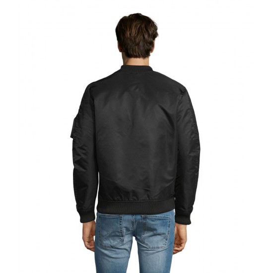 Куртка-бомбер SOL'S Rebel чорний - 01616312XS