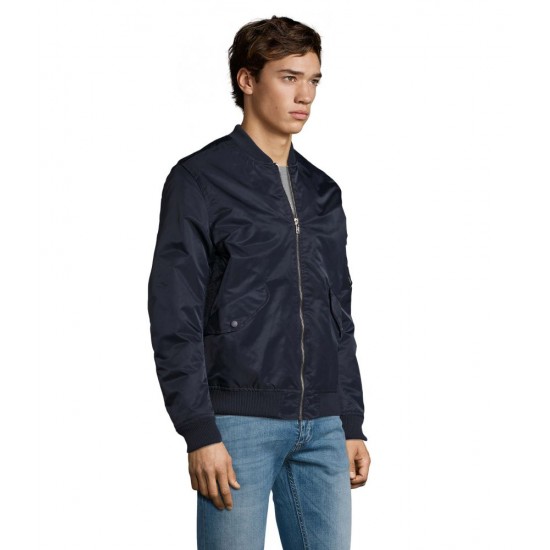 Куртка-бомбер SOL'S Rebel кобальт - 01616319XXL
