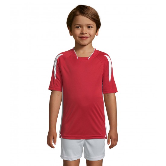 Футболка спортивна дитяча SOL'S Maracana kids 2 SSL червоний/білий - 0163990810A