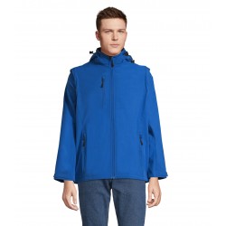 Куртка софтшел SOL'S Transformer яскраво-синій - 01647241M