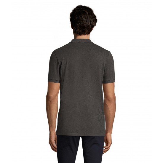 Футболка поло чоловіча SOL'S Phoenix вугільний меланж - 01708348XXL