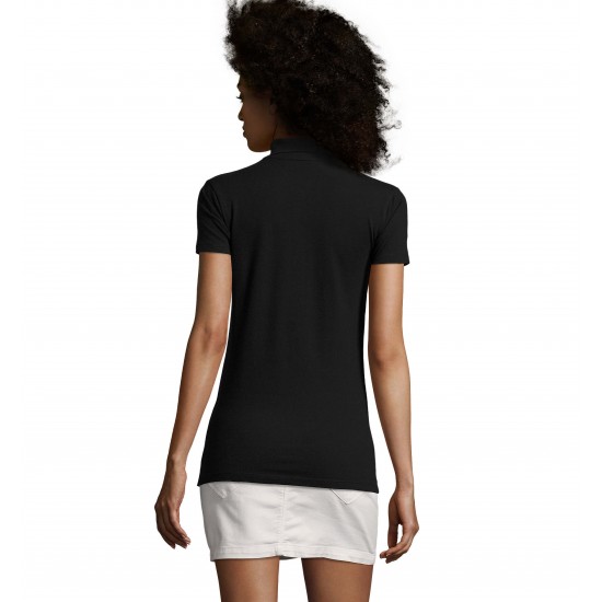 Футболка поло жіноча SOL'S Phoenix чорний - 01709312XL