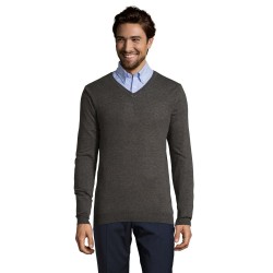 Пуловер чоловічий SOL'S Glory вугільний меланж - 01710348M Пуловер чоловічий SOL'S Glory вугільний меланж - 01710348M