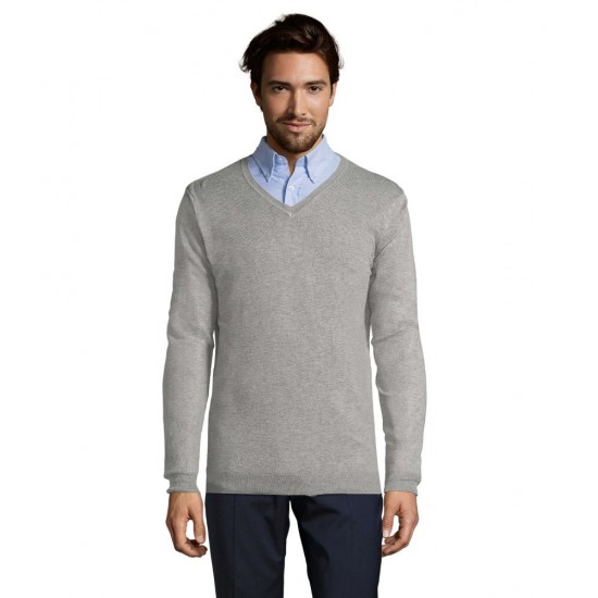 Пуловер чоловічий SOL'S Glory сірий меланж - 01710350L