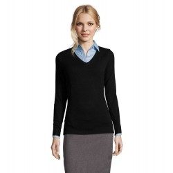 Пуловер жіночий SOL'S Glory чорний - 01711312L