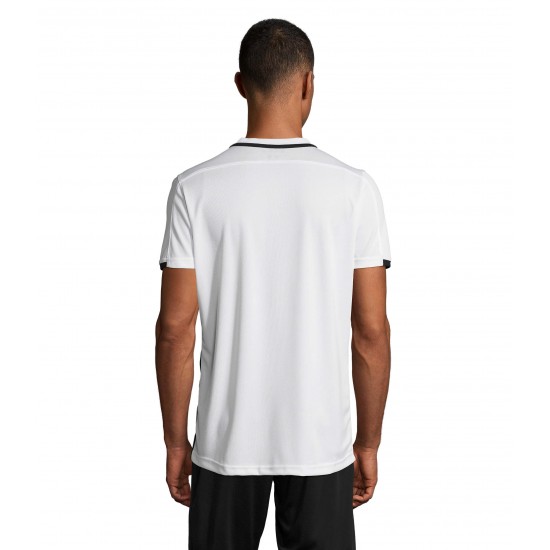 Футболка спортивна SOL'S Classico білий/чорний - 01717906XL