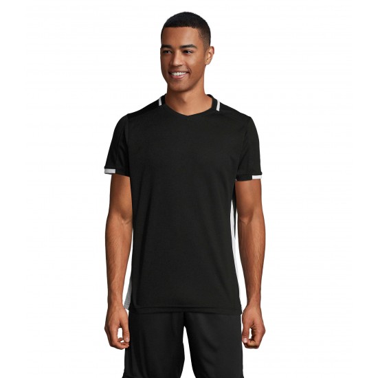 Футболка спортивна SOL'S Classico чорний/білий - 01717935XL