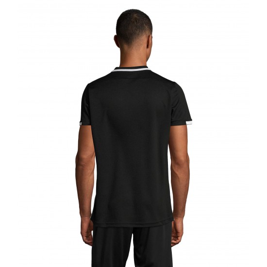 Футболка спортивна SOL'S Classico чорний/білий - 01717935XL