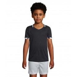 Футболка спортивна дитяча SOL'S Classico чорний/білий - 0171993508A