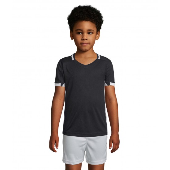 Футболка спортивна дитяча SOL'S Classico чорний/білий - 0171993508A