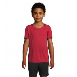 Футболка спортивна дитяча SOL'S Classico червоний/чорний - 0171993710A