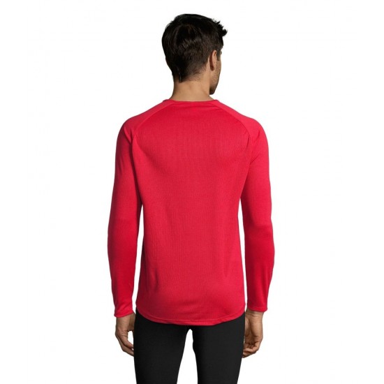 Лонгслів спортивний чоловічий SOL'S Sporty LSL червоний - 020711453XL