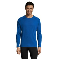 Лонгслів спортивний чоловічий SOL'S Sporty LSL яскраво-синій - 02071241L