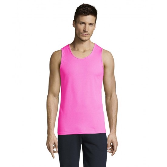 Майка спортивна чоловіча SOL'S Sporty TT неоново-рожевий - 02073129S