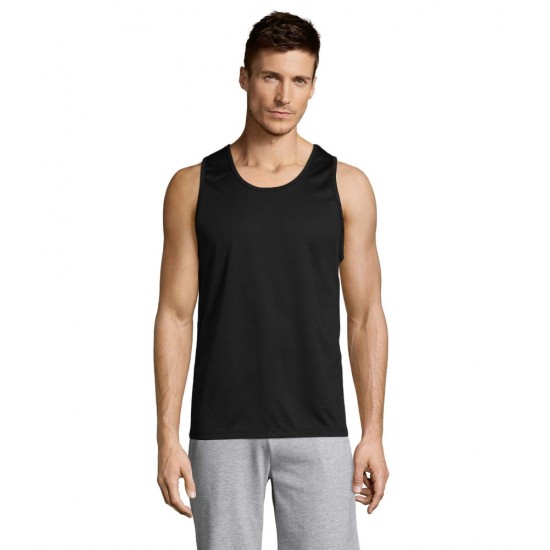 Майка спортивна чоловіча SOL'S Sporty TT чорний - 02073312XXL