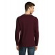 Лонгслів чоловічий SOL'S Imperial LSL темно-бордовий - 02074167S