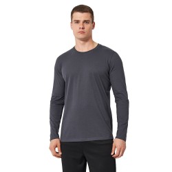 Лонгслів чоловічий SOL'S Imperial LSL графітовий - 02074381S