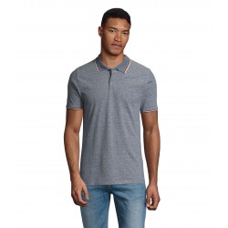 Футболка поло чоловіча SOL'S Paname джинсовий меланж - 020812183XL