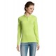 Лонгслів поло жіночий SOL'S Perfect LSL зелене яблуко - 02083280XL Лонгслів поло жіночий SOL'S Perfect LSL зелене яблуко - 02083280XL