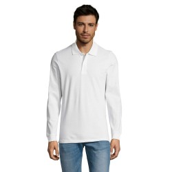 Лонгслів поло чоловічий SOL'S Perfect LSL білий - 02087102S Лонгслів поло чоловічий SOL'S Perfect LSL білий - 02087102S