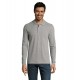 Лонгслів поло чоловічий SOL'S Perfect LSL сірий меланж - 02087360M