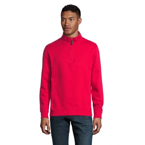 Світшот з коміром стійкою SOL'S Stan червоний - 02088145XL Світшот з коміром стійкою SOL'S Stan червоний - 02088145XL